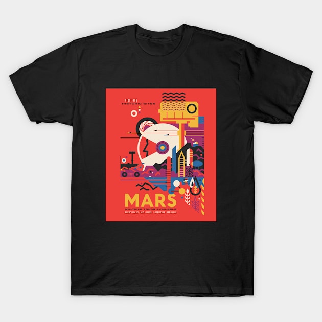 MARS NASA, Space Travel Tour T-Shirt by KultureinDeezign